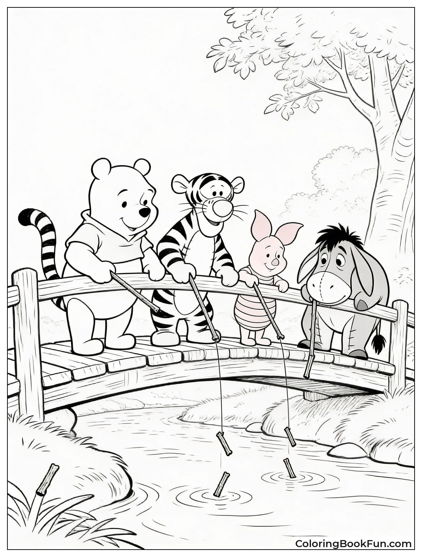 Playing Poohsticks on Bridge