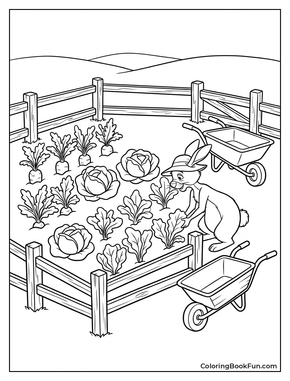 Rabbit's Vegetable Garden Patch