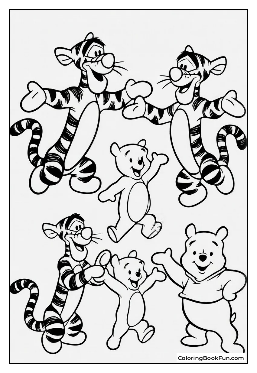 Tigger Bounces with Family