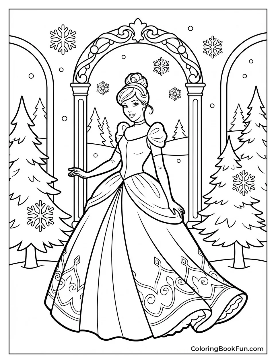Cinderella at Winter Ball