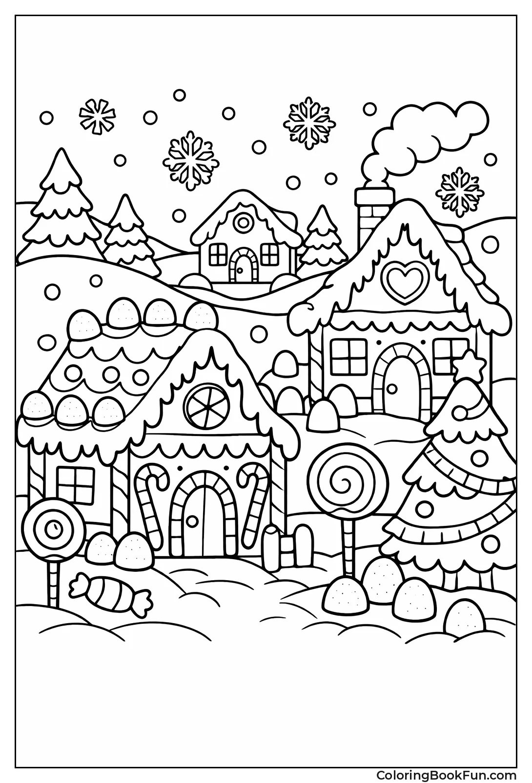 Gingerbread Village Houses