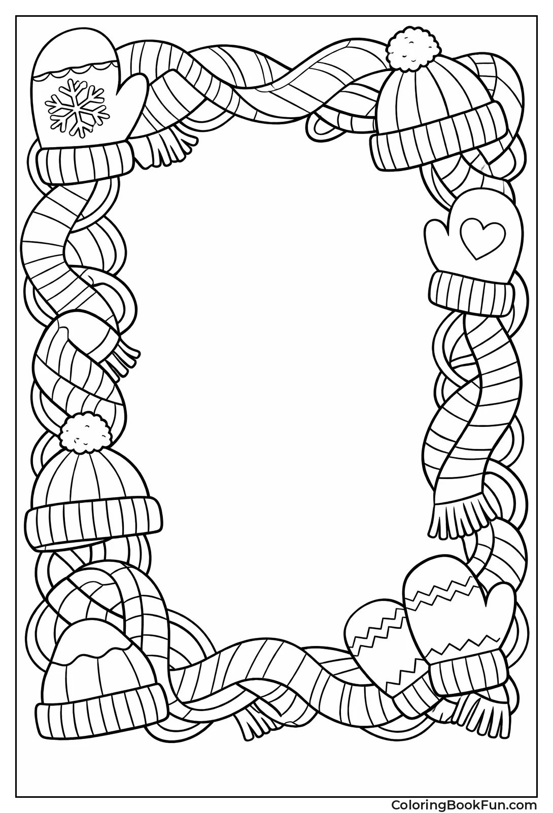 Mittens Scarves Frame