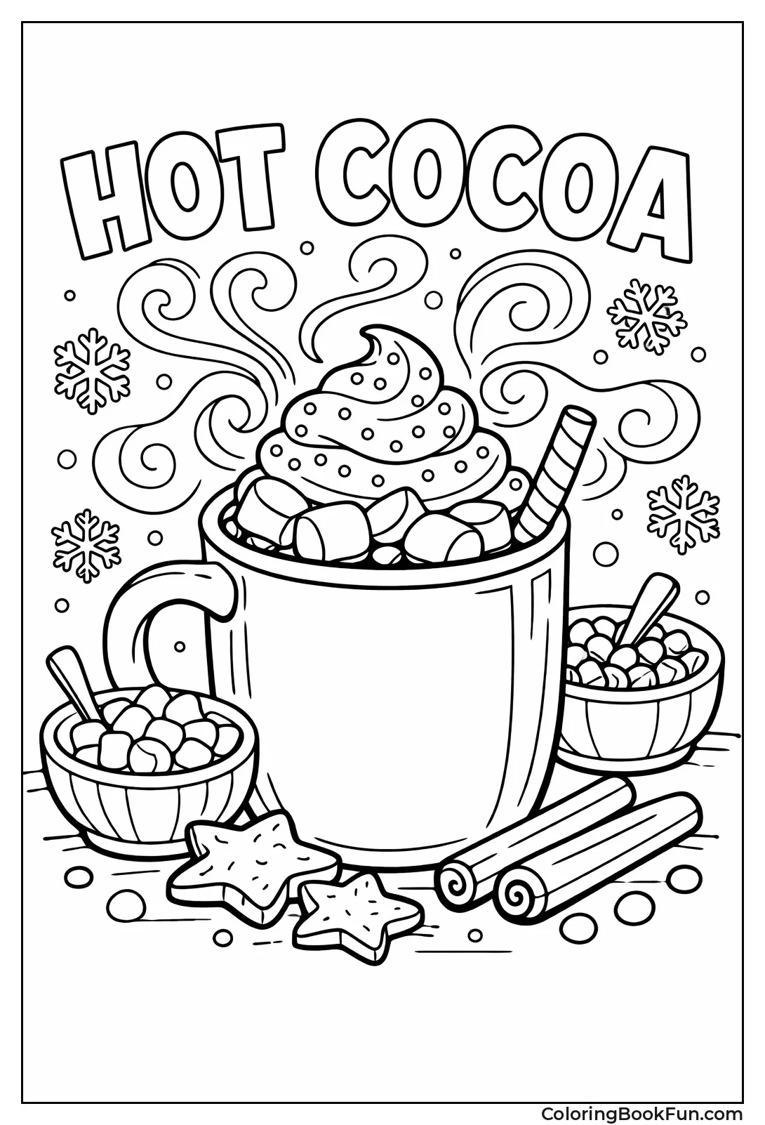 Steaming Hot Cocoa Mug