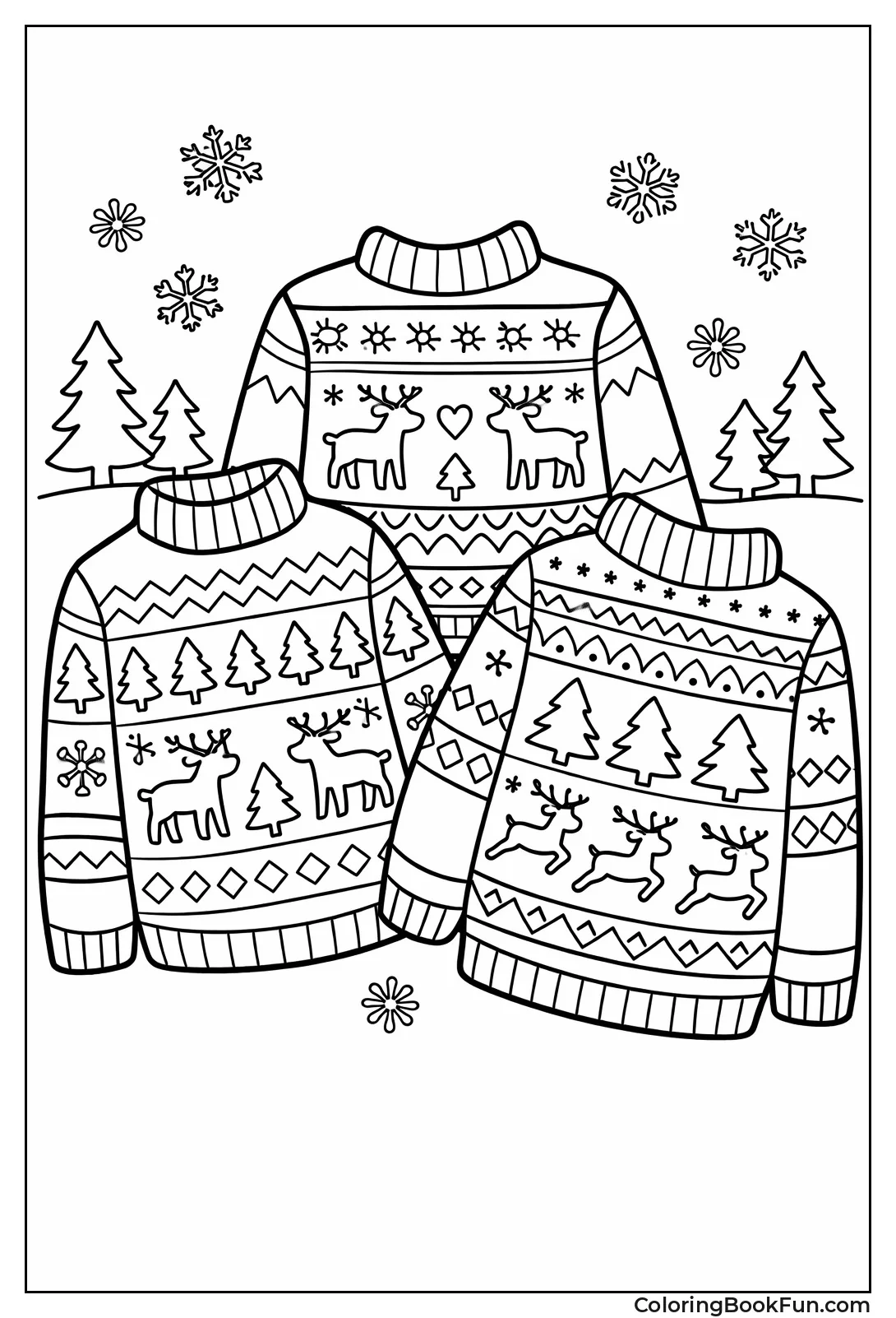 Sweaters with Reindeer Patterns