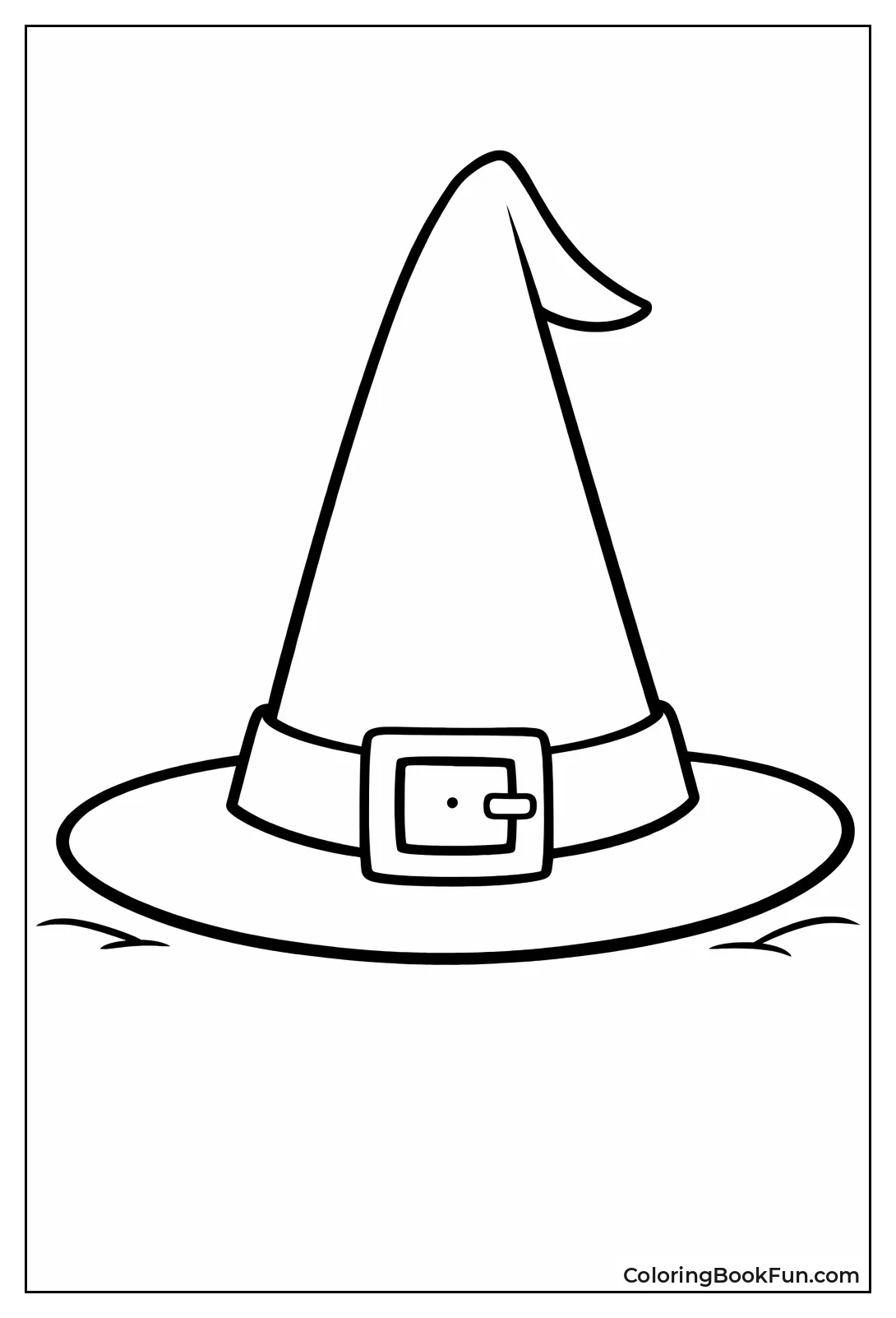 Pointed Witch Hat Silhouette