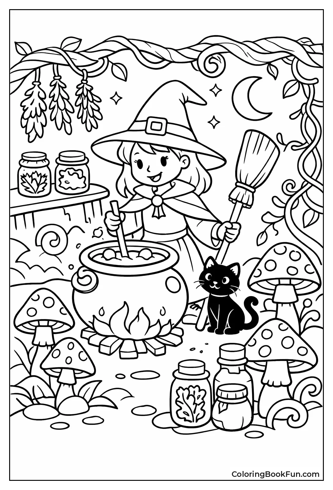 Magical Glowing Herb Garden