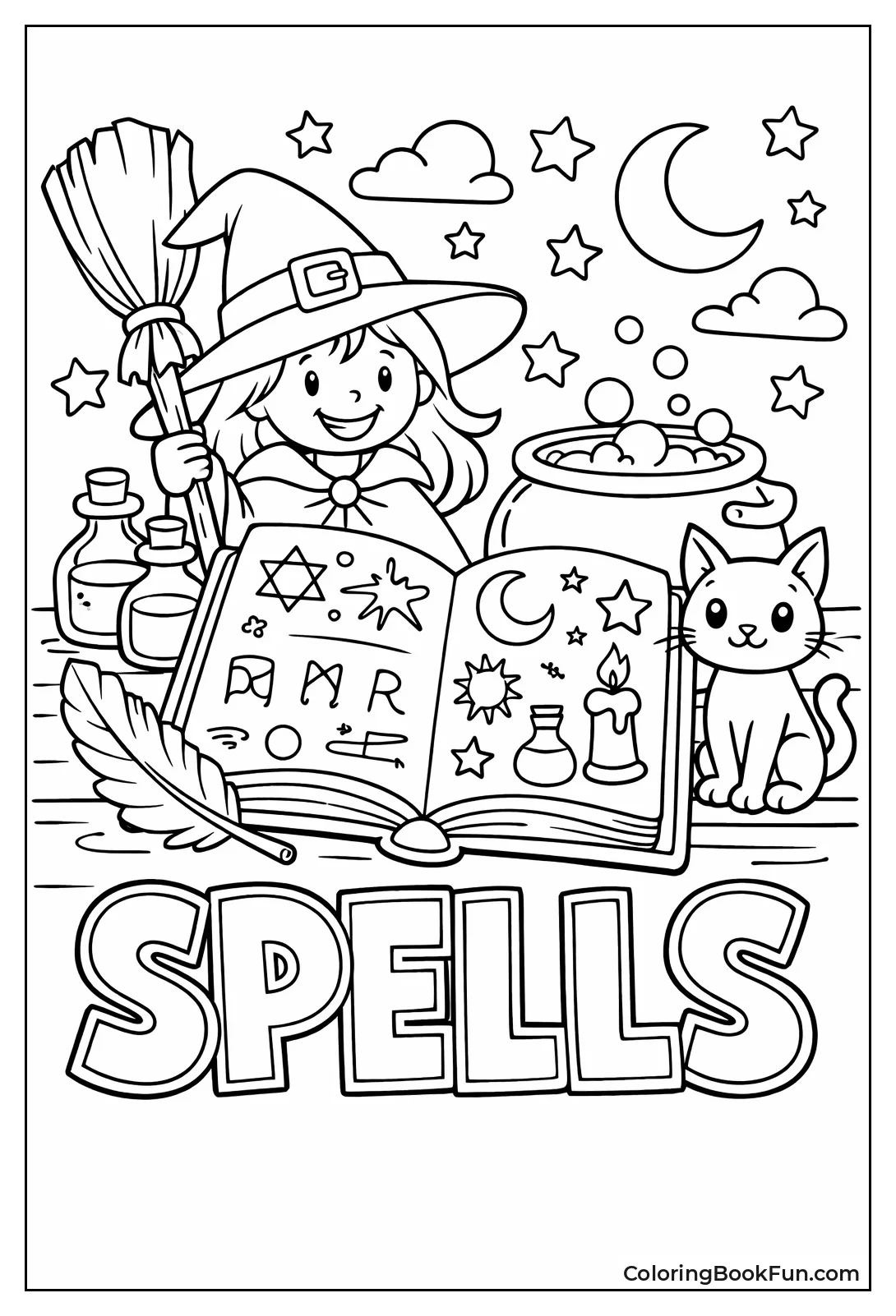 Open Glowing Spellbook