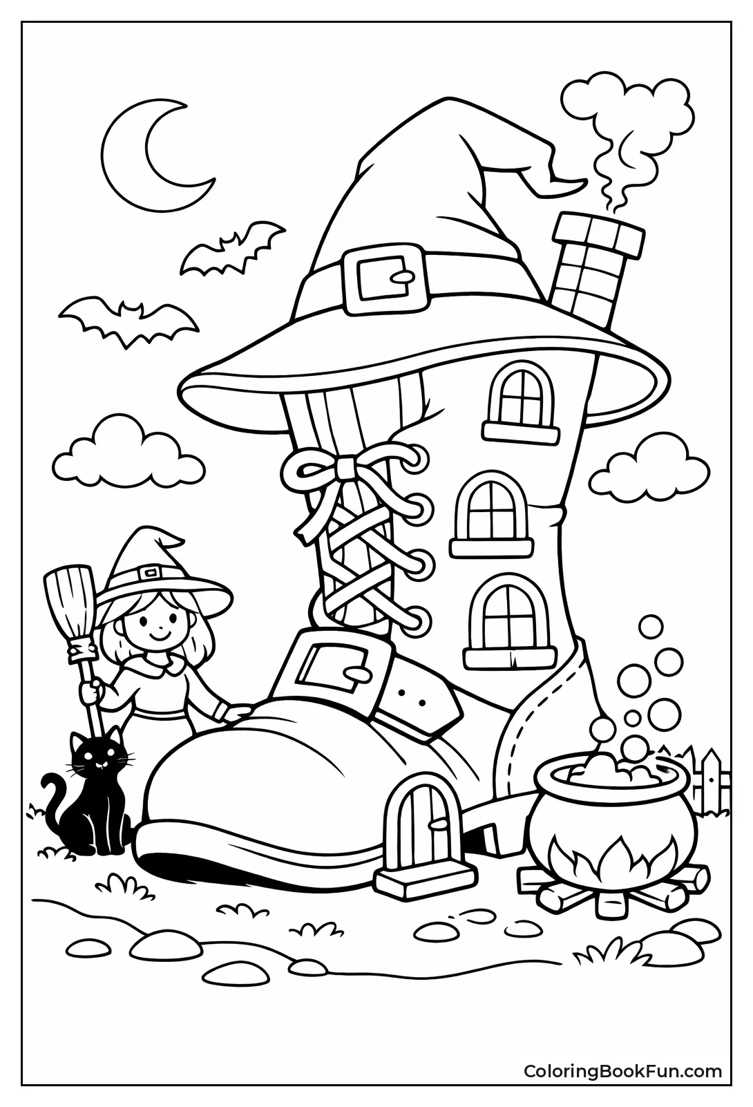 Whimsical Boot-Shaped House