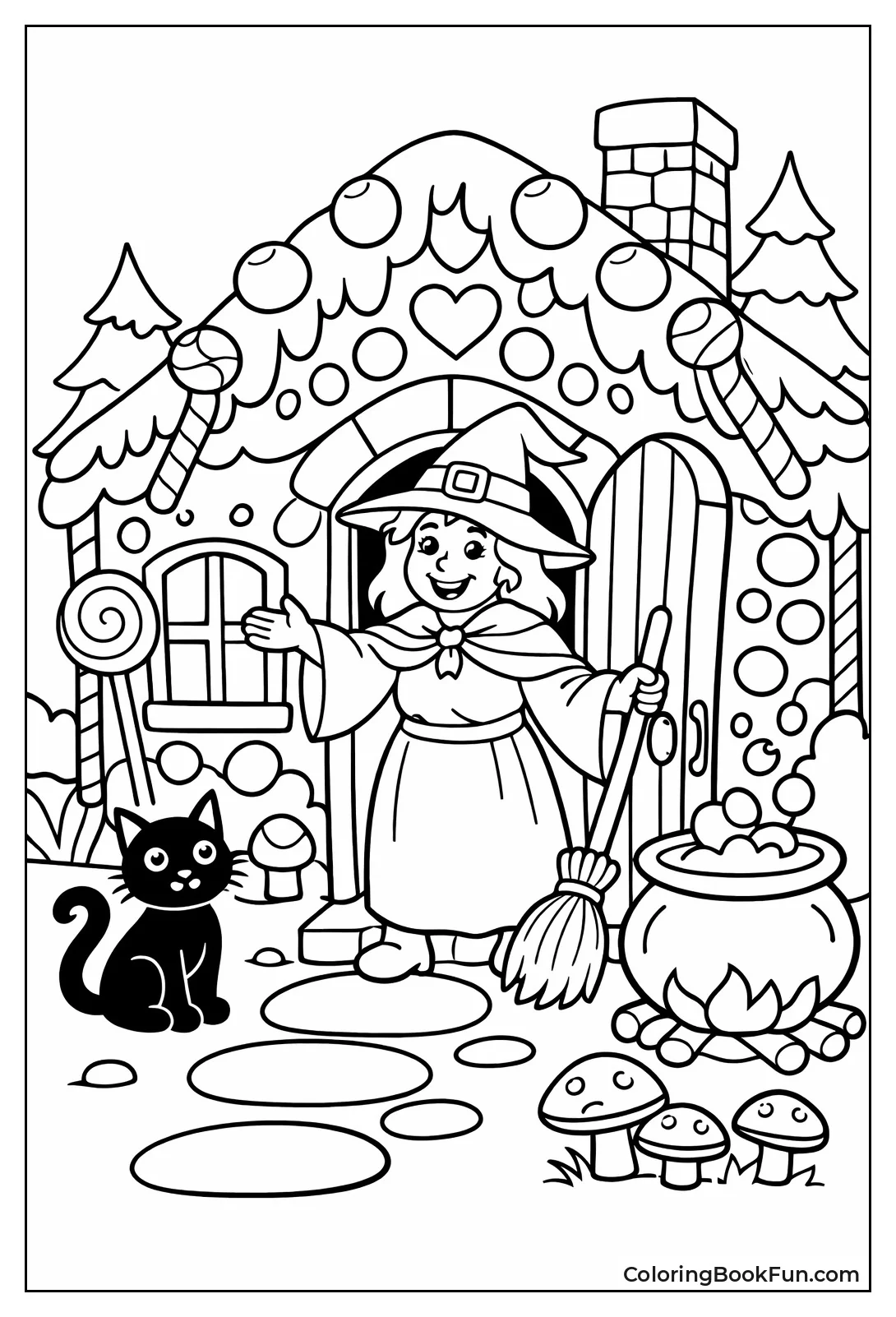 Witch Welcoming at House