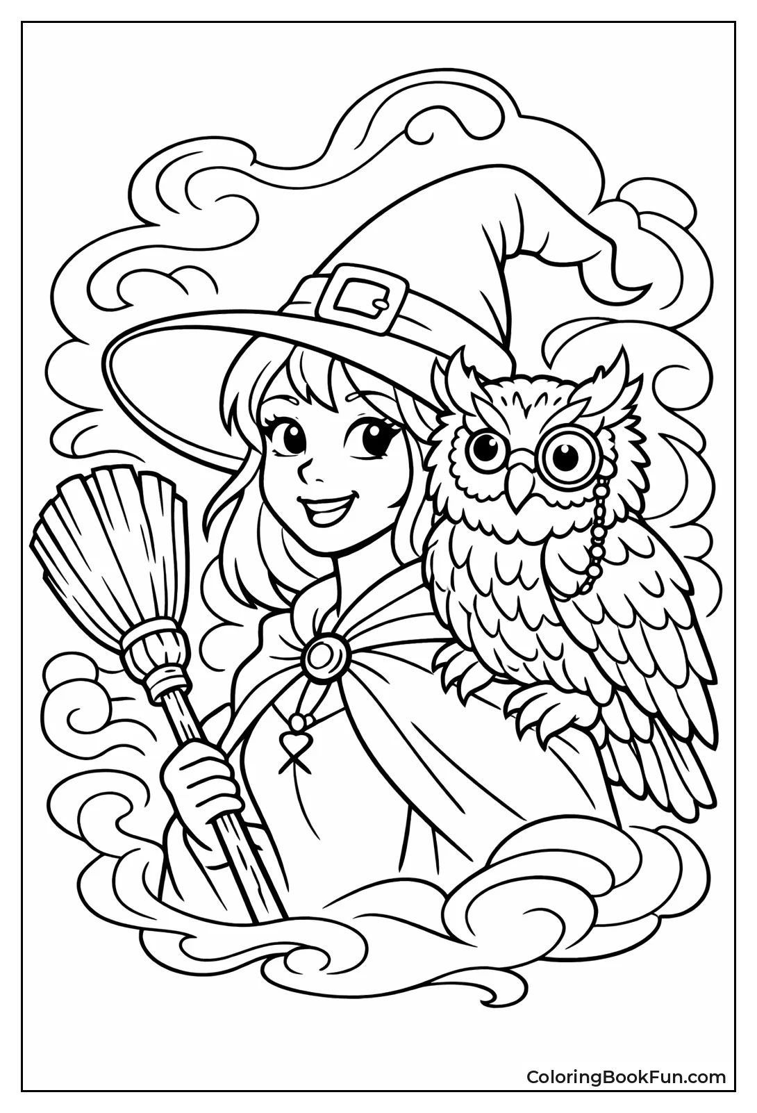 Wise Owl on Shoulder