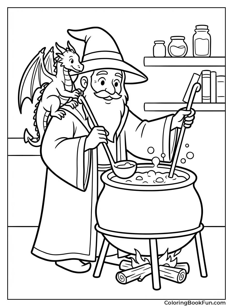 Wizard's Pet Dragon Mixing Potion