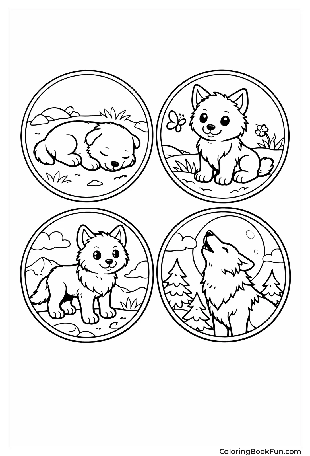 Wolf Growth Life Cycle