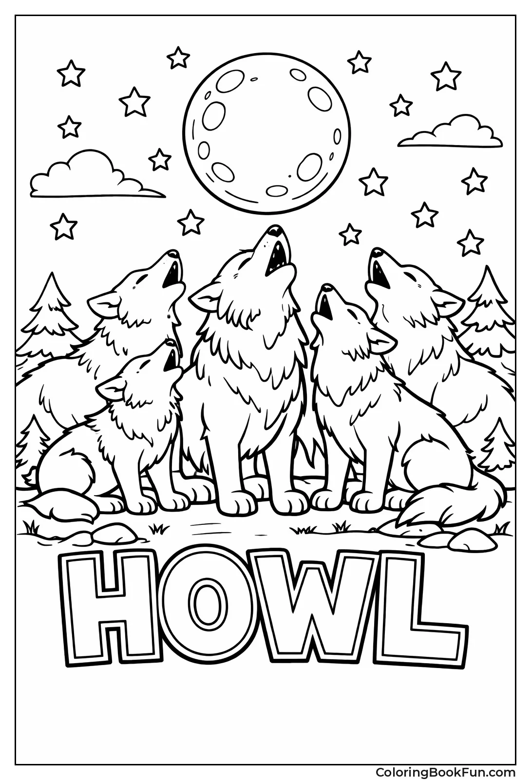 Pack Howling Together