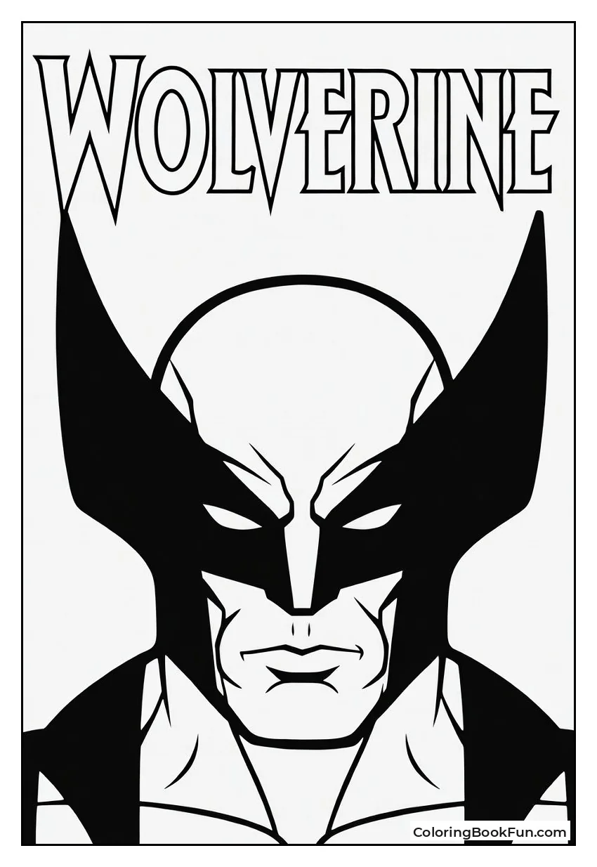 Wolverine's Iconic Mask Close-Up