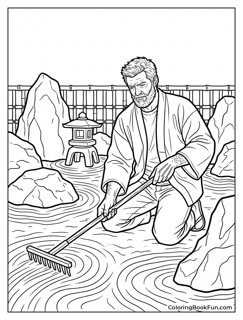 Logan Rakes Zen Garden