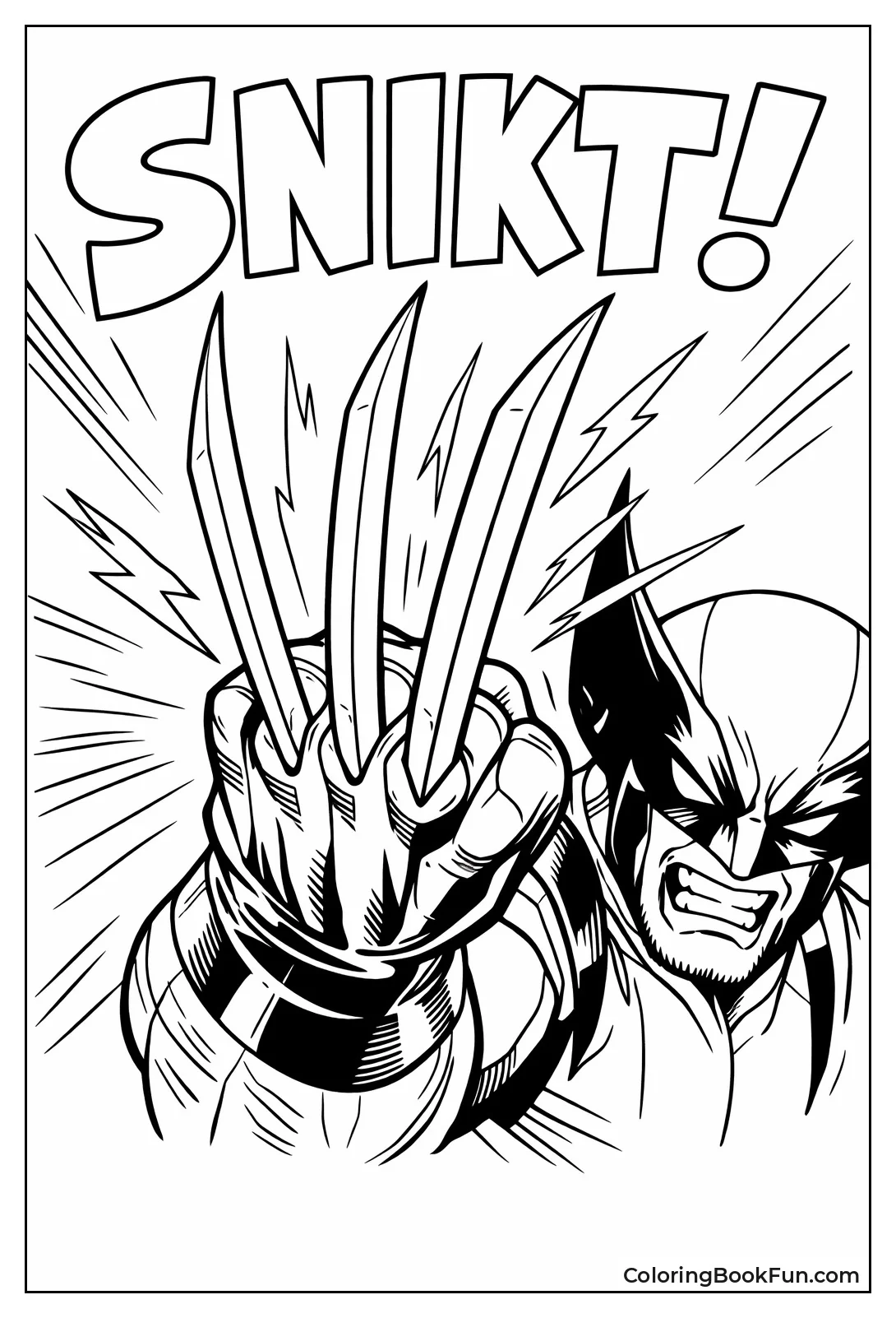 Wolverine's Claws Pop Out