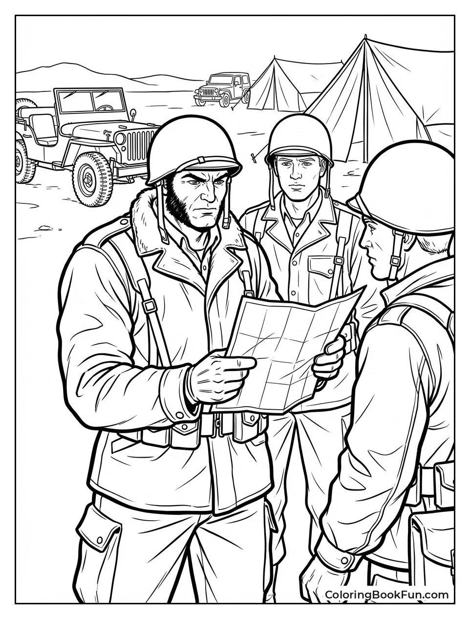 Wolverine Poses with Team X