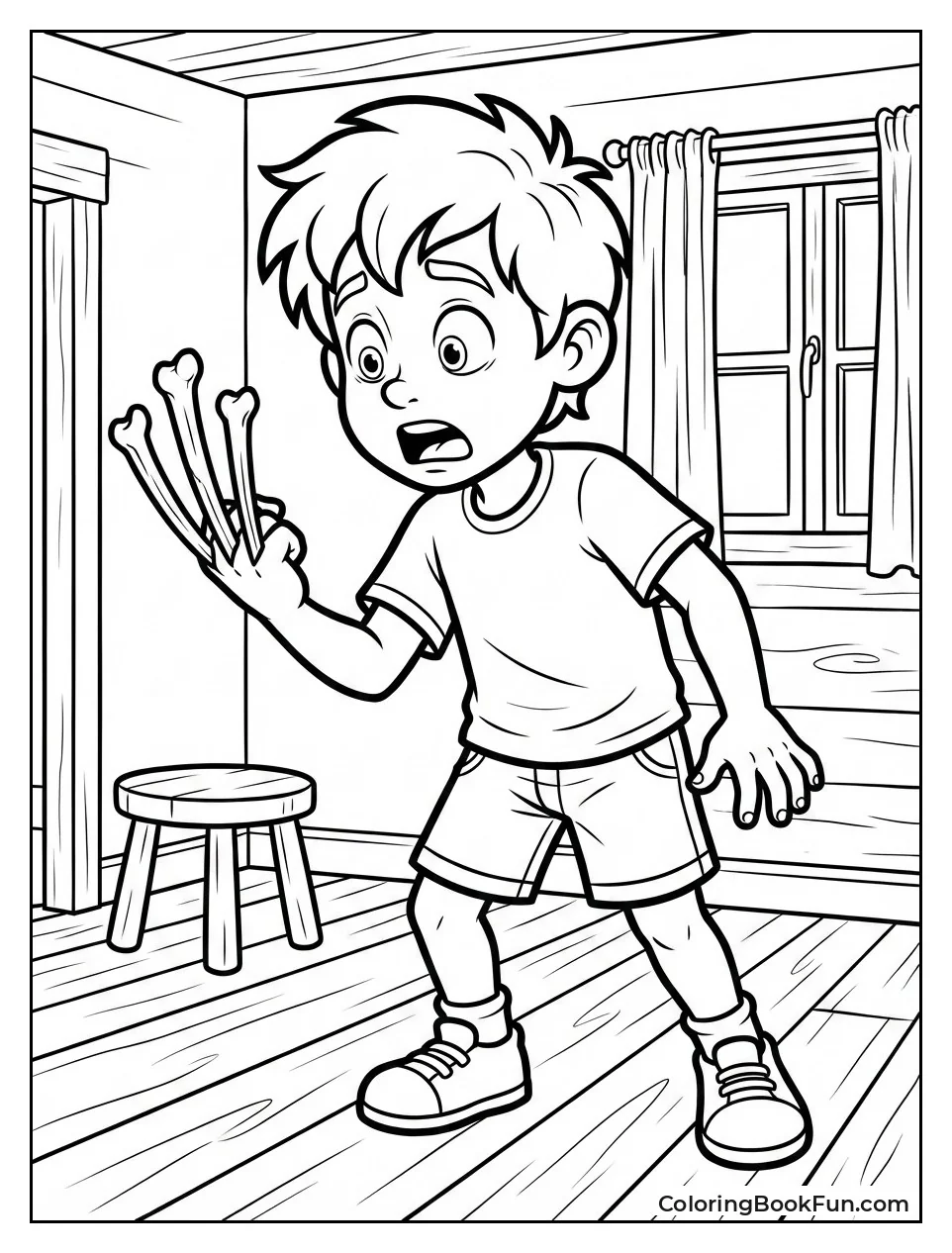 Young Logan Pops Claws