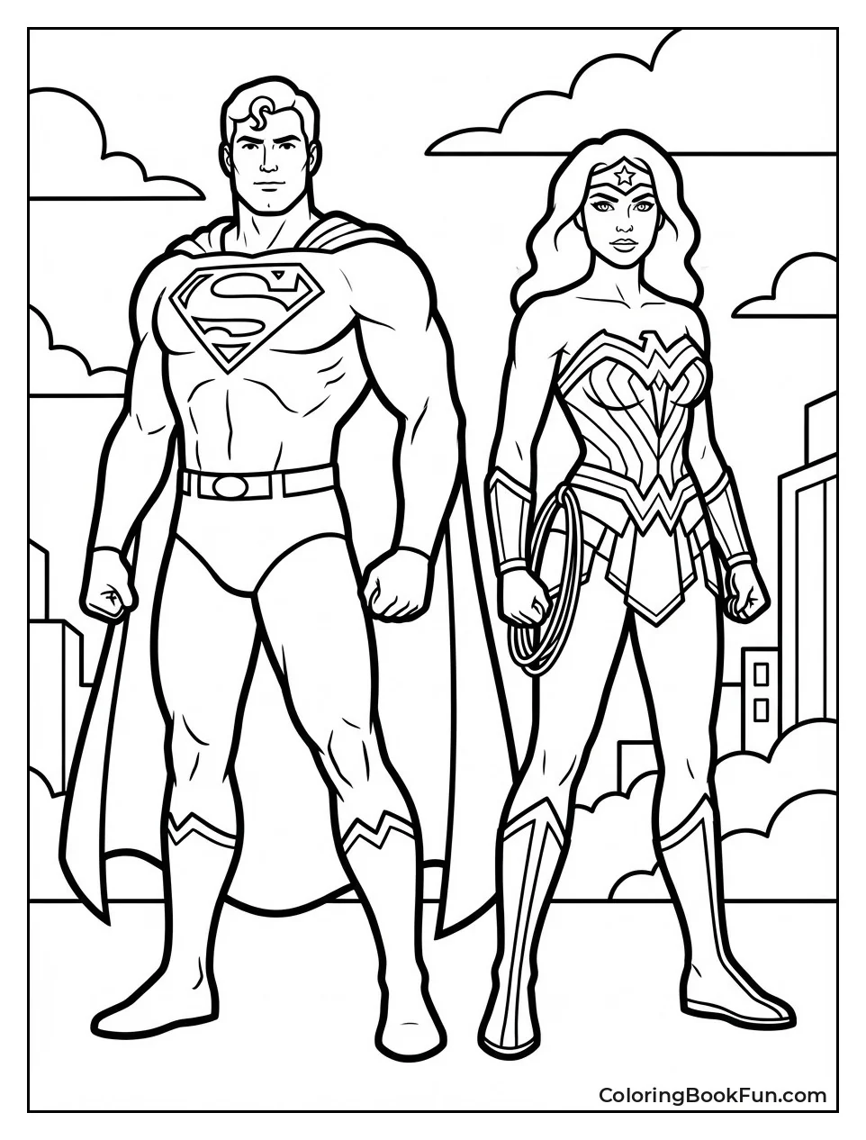 Superman and Wonder Woman