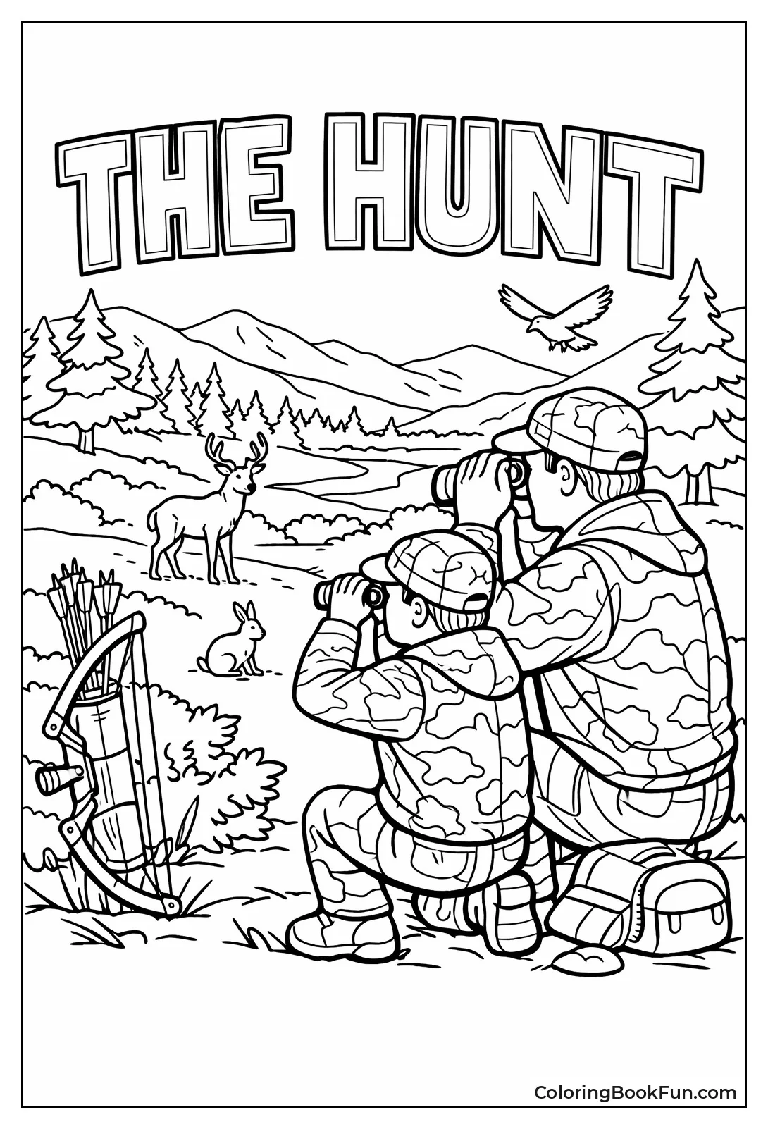 Father and Son Scout Valley