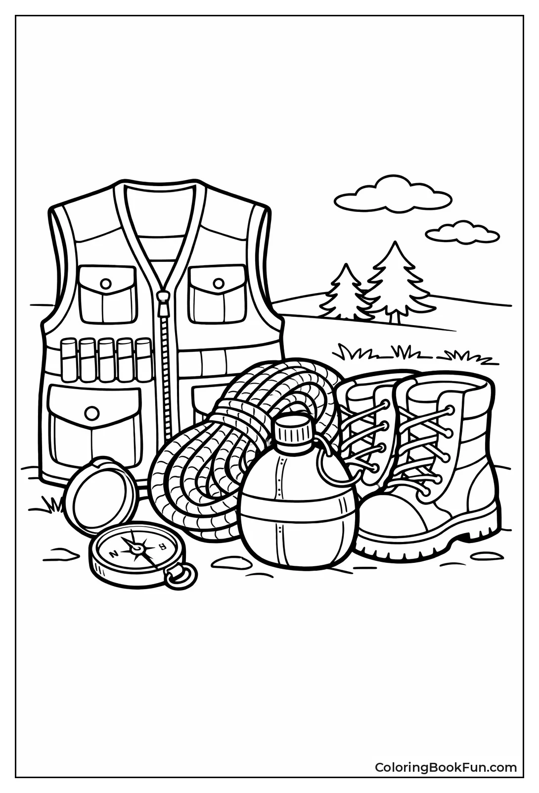 Hunting Gear on Boots