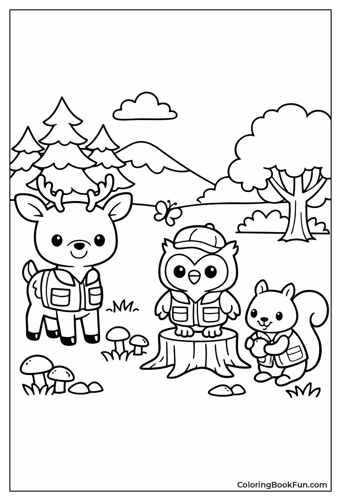 Cute Animals Wear Hunting Vests