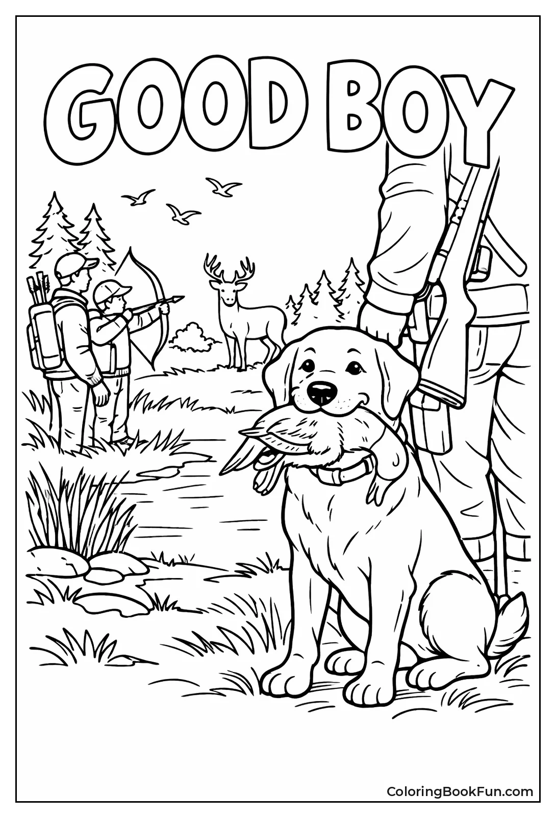 Dog Holds Duck Gently