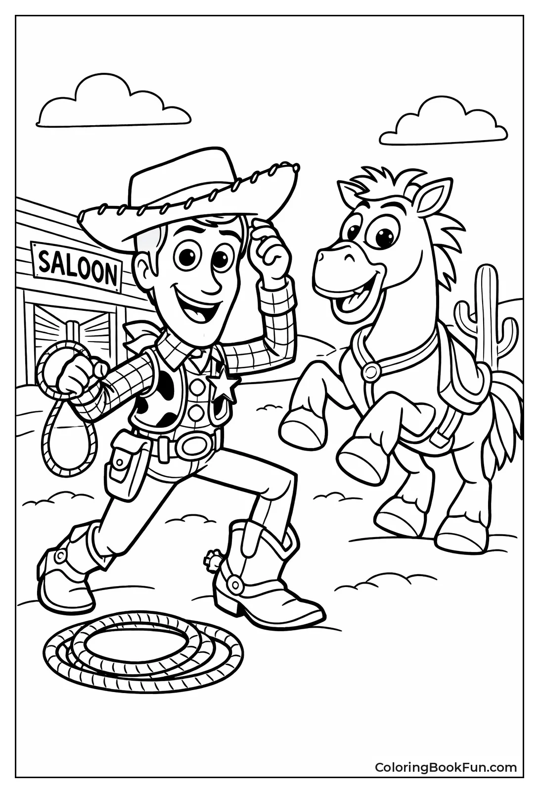 Woody Cowboy Toy Pose