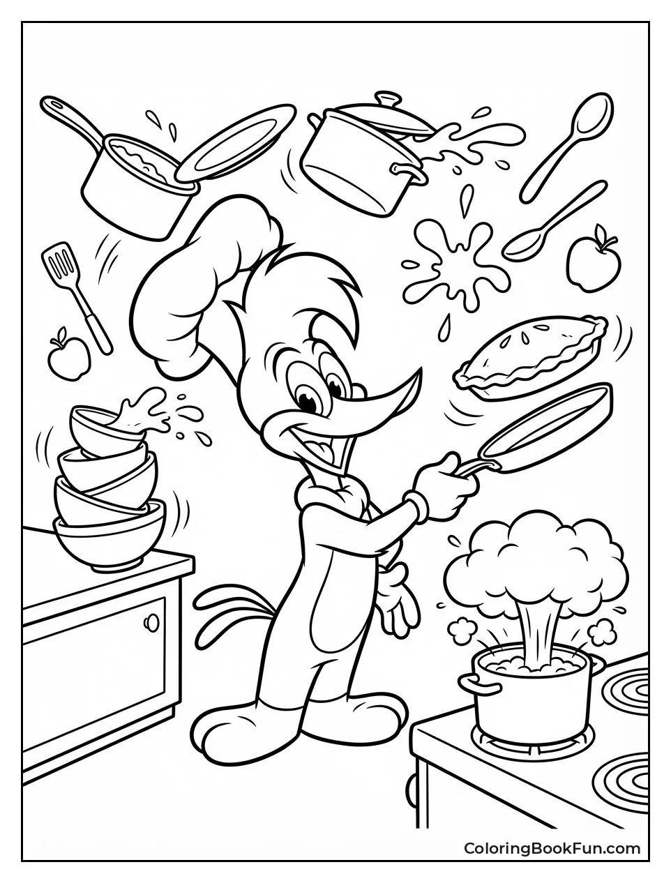 Woody Makes Kitchen Chaos