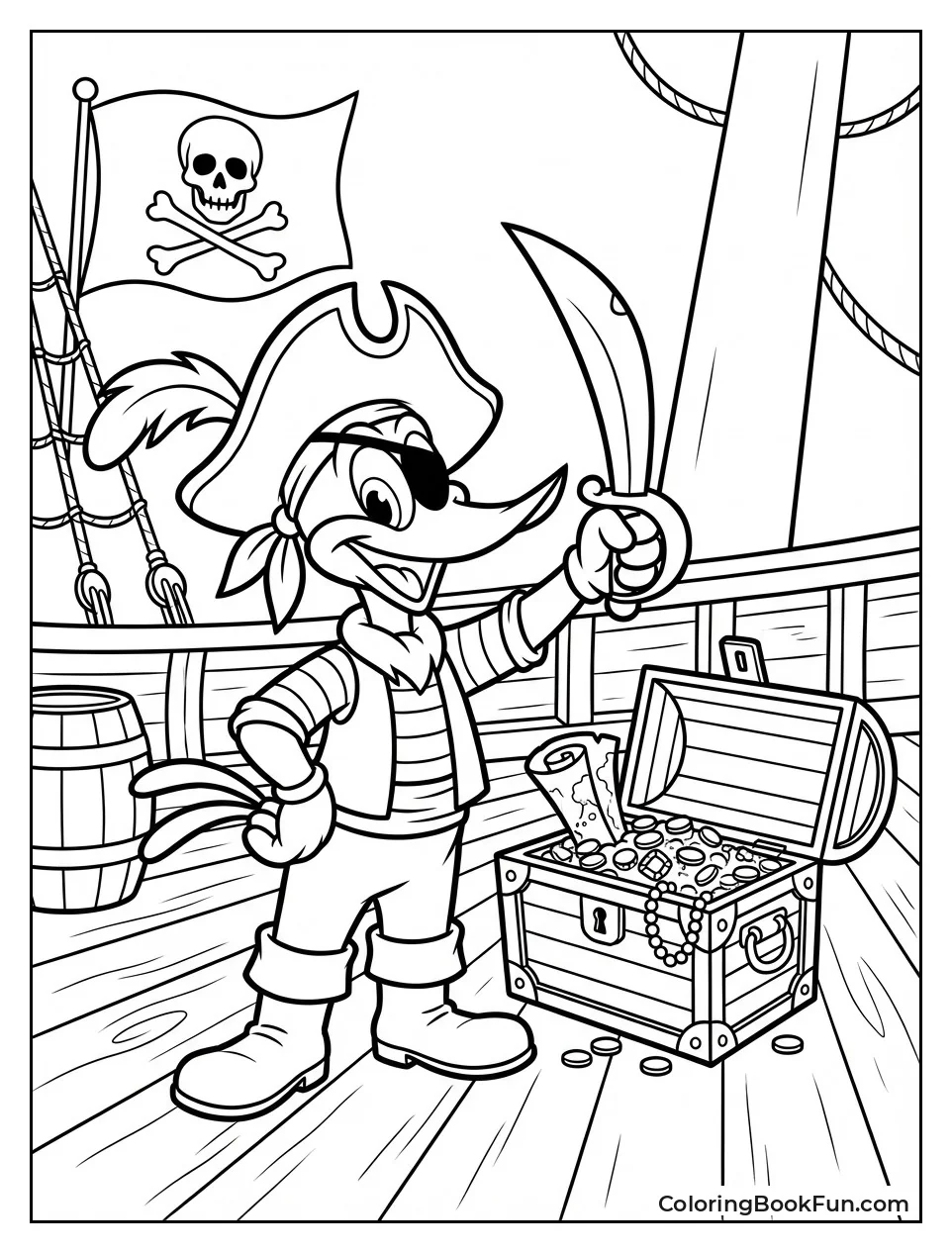 Pirate Woody with Sword