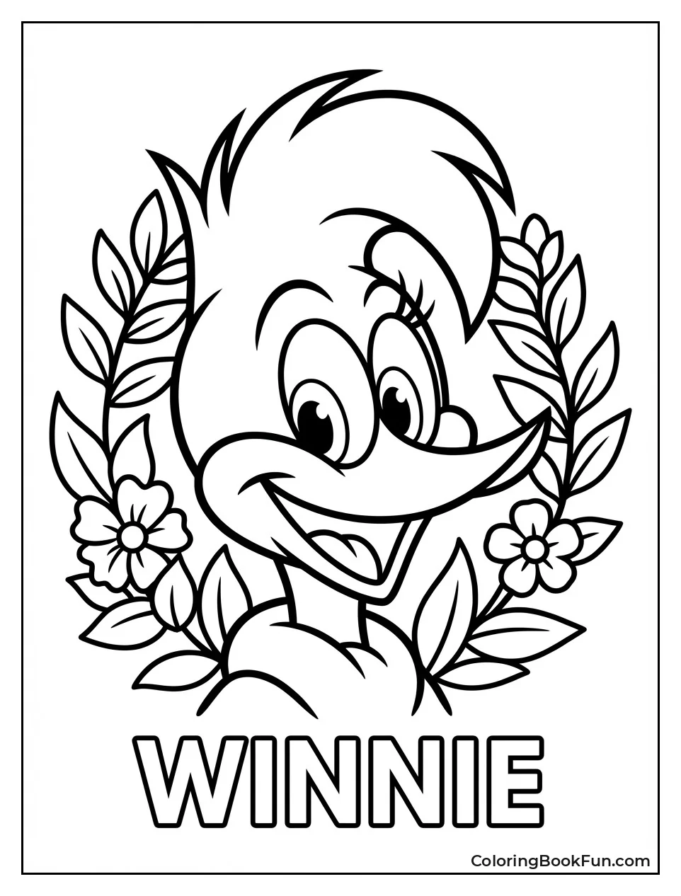 Cute Smiling Winnie Portrait