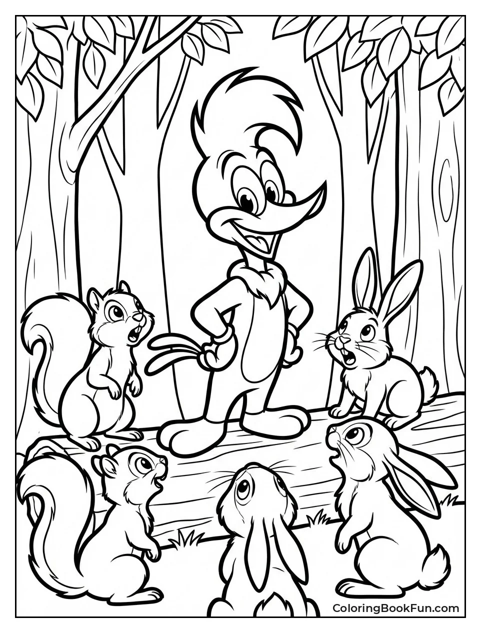 Woody Meets Forest Animals