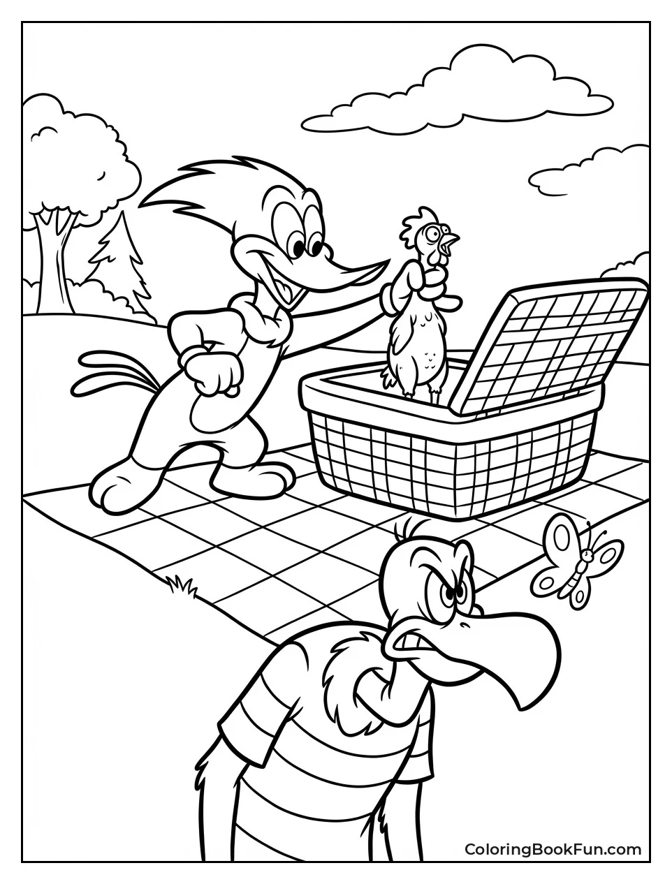 Woody Pranks Buzz's Picnic