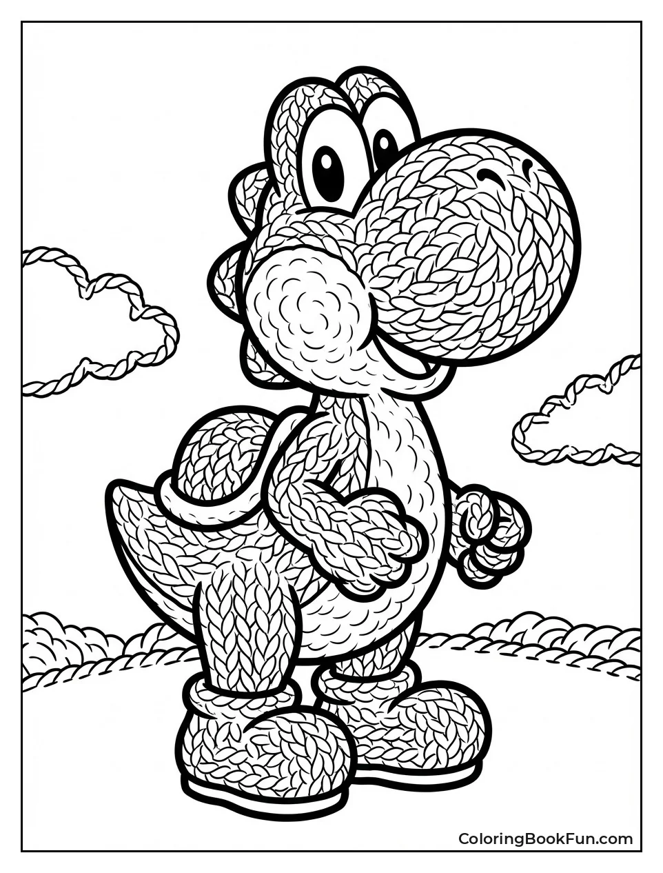 Wooly Yoshi Fluffy Adventure