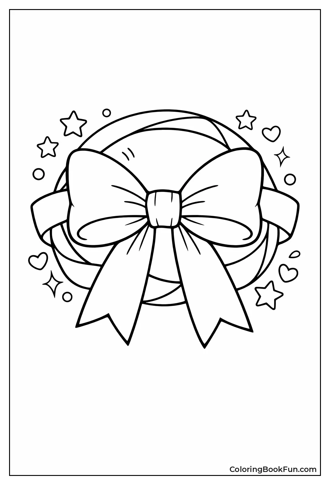 Oversized Wreath Center Bow