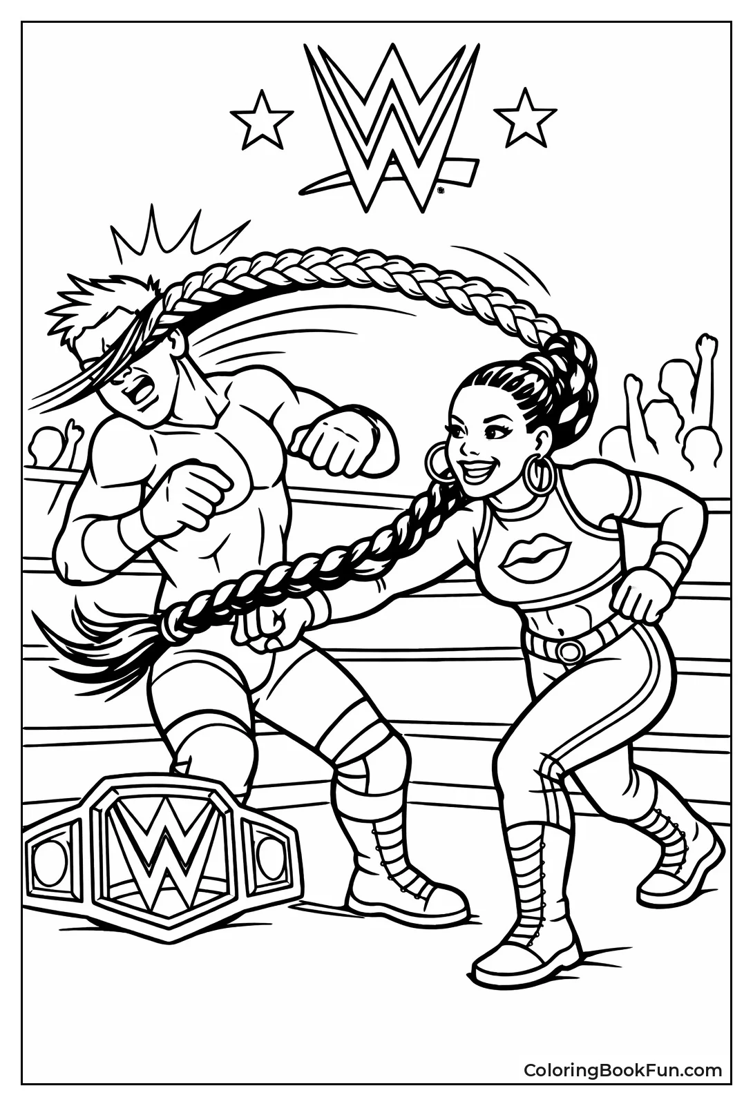 Bianca Swings Her Braids