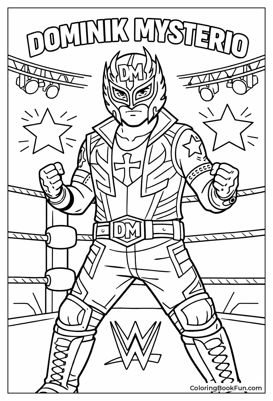 Dominik Mysterio Wears Cool Mask