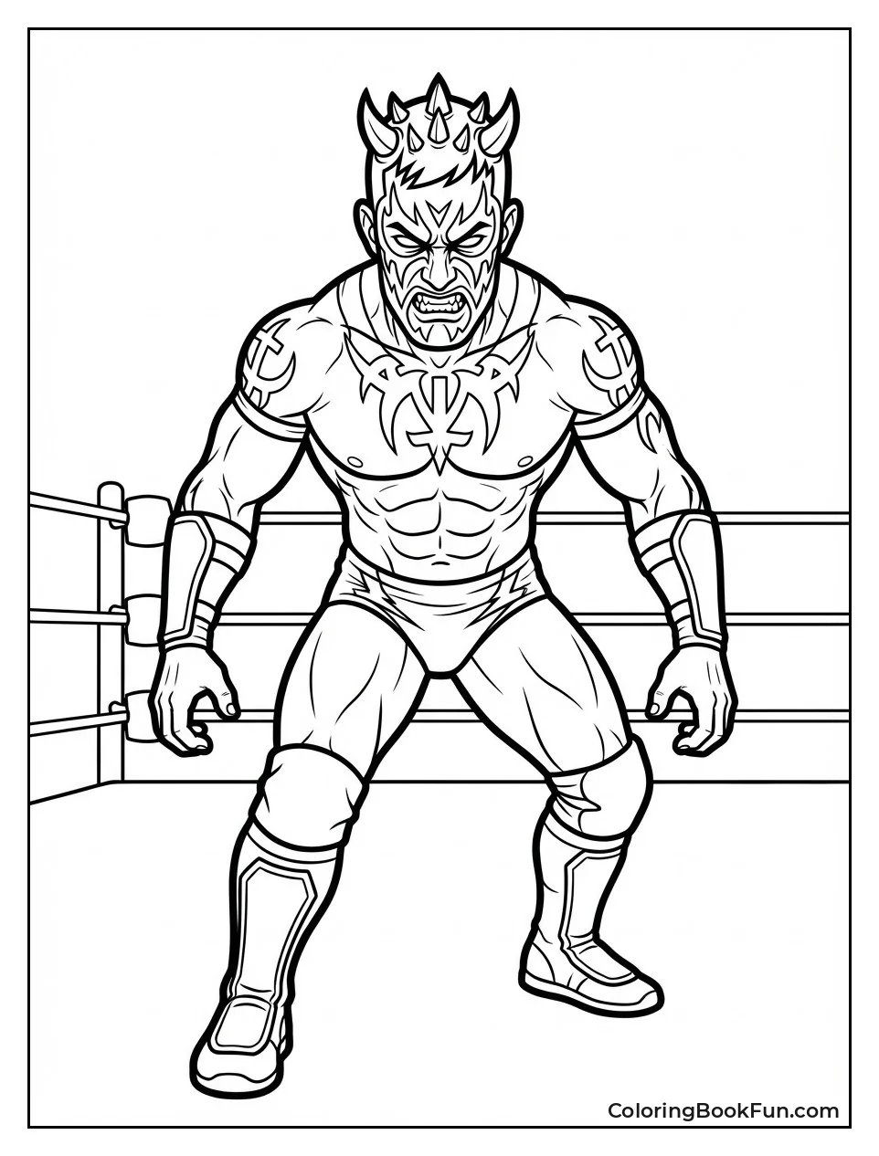 Finn Balor Shows Demon Paint