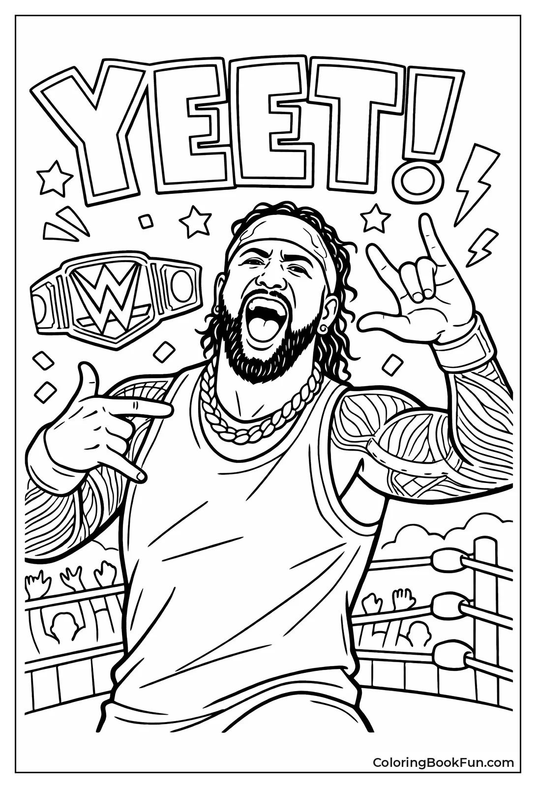 Jey Uso Does Yeet Gesture