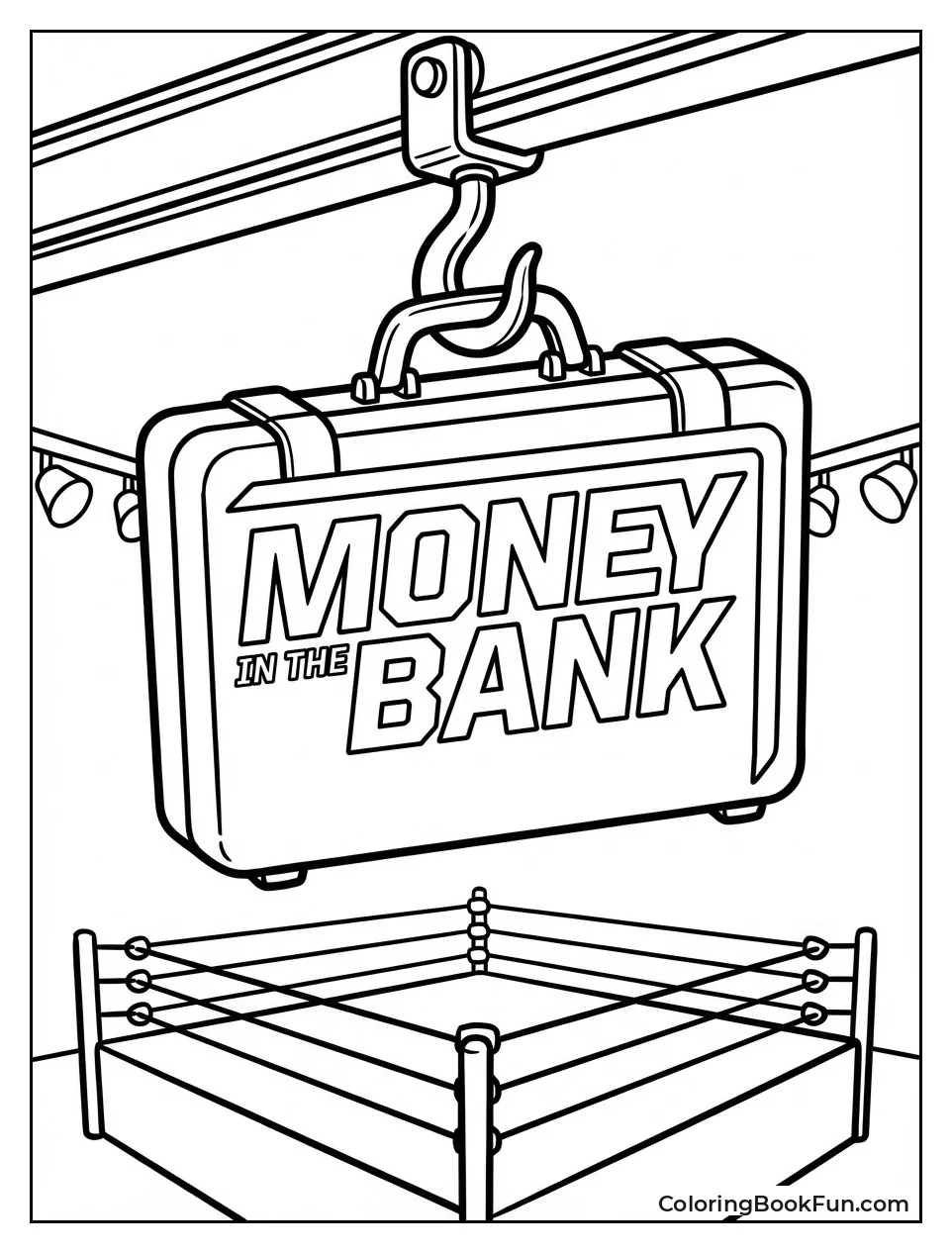 Money Briefcase Hangs High