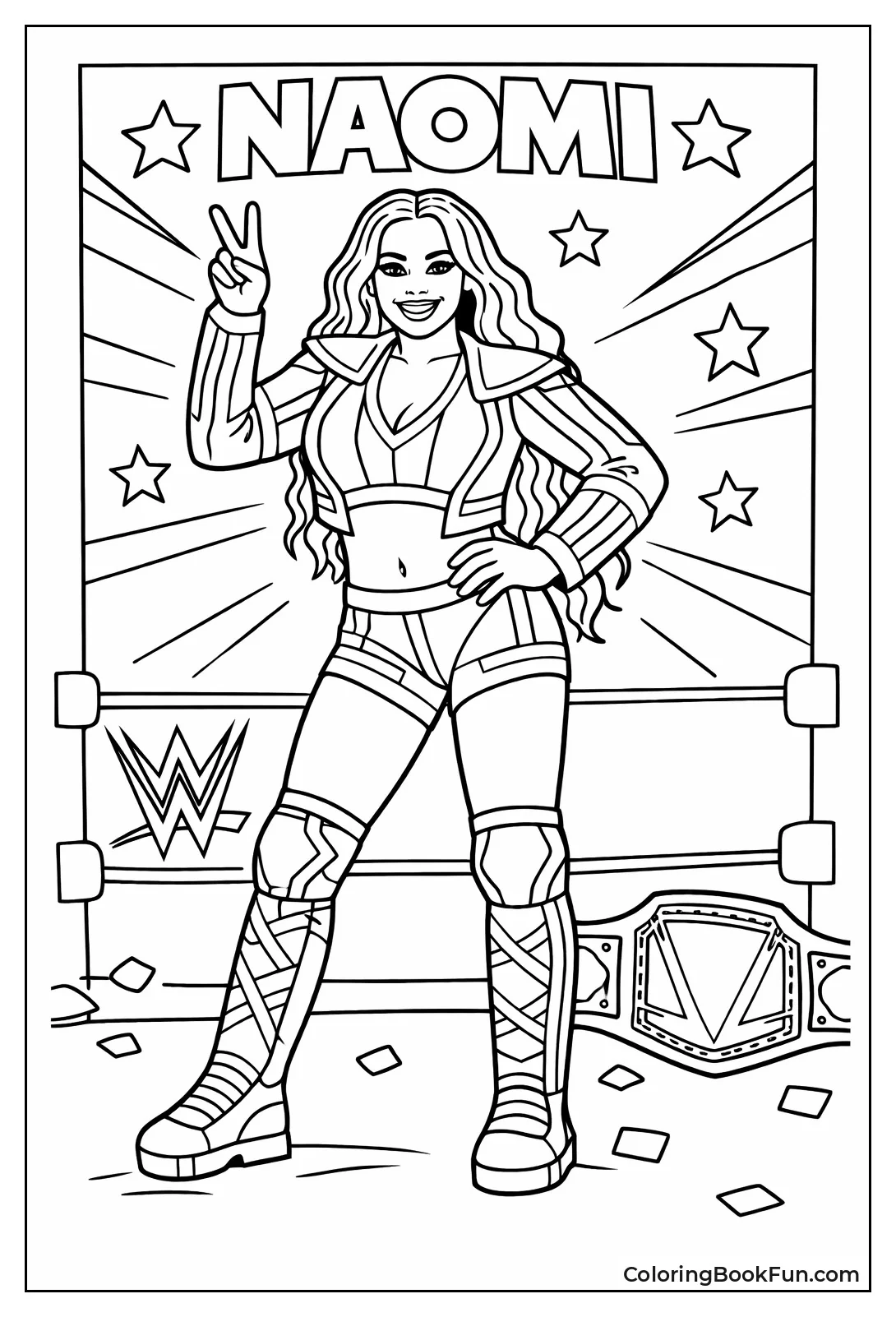 Naomi Glows in Confident Pose