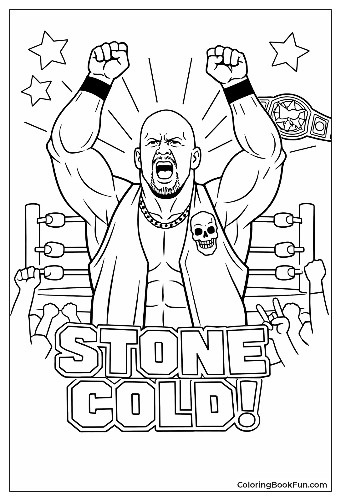 Stone Cold Raises His Fists