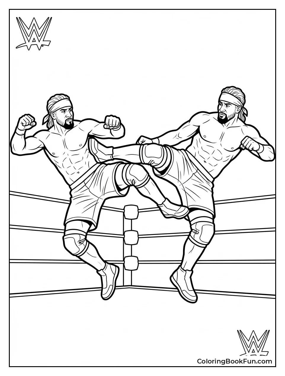 Usos Brothers Kick in Sync