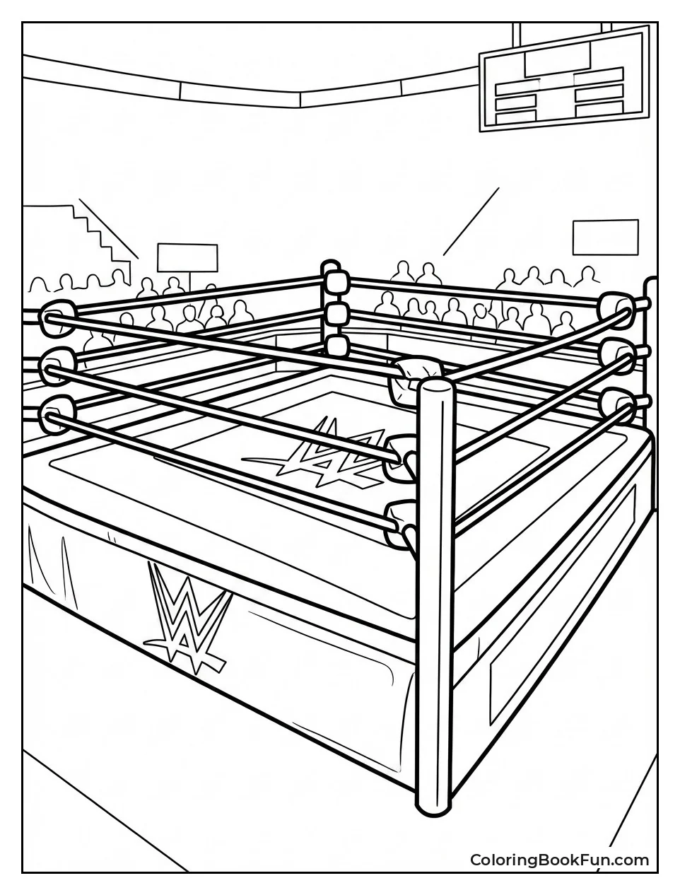 Empty Ring Awaits Action