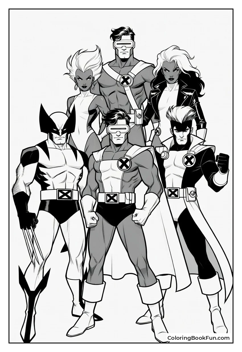 Classic X-Men Ready for Battle