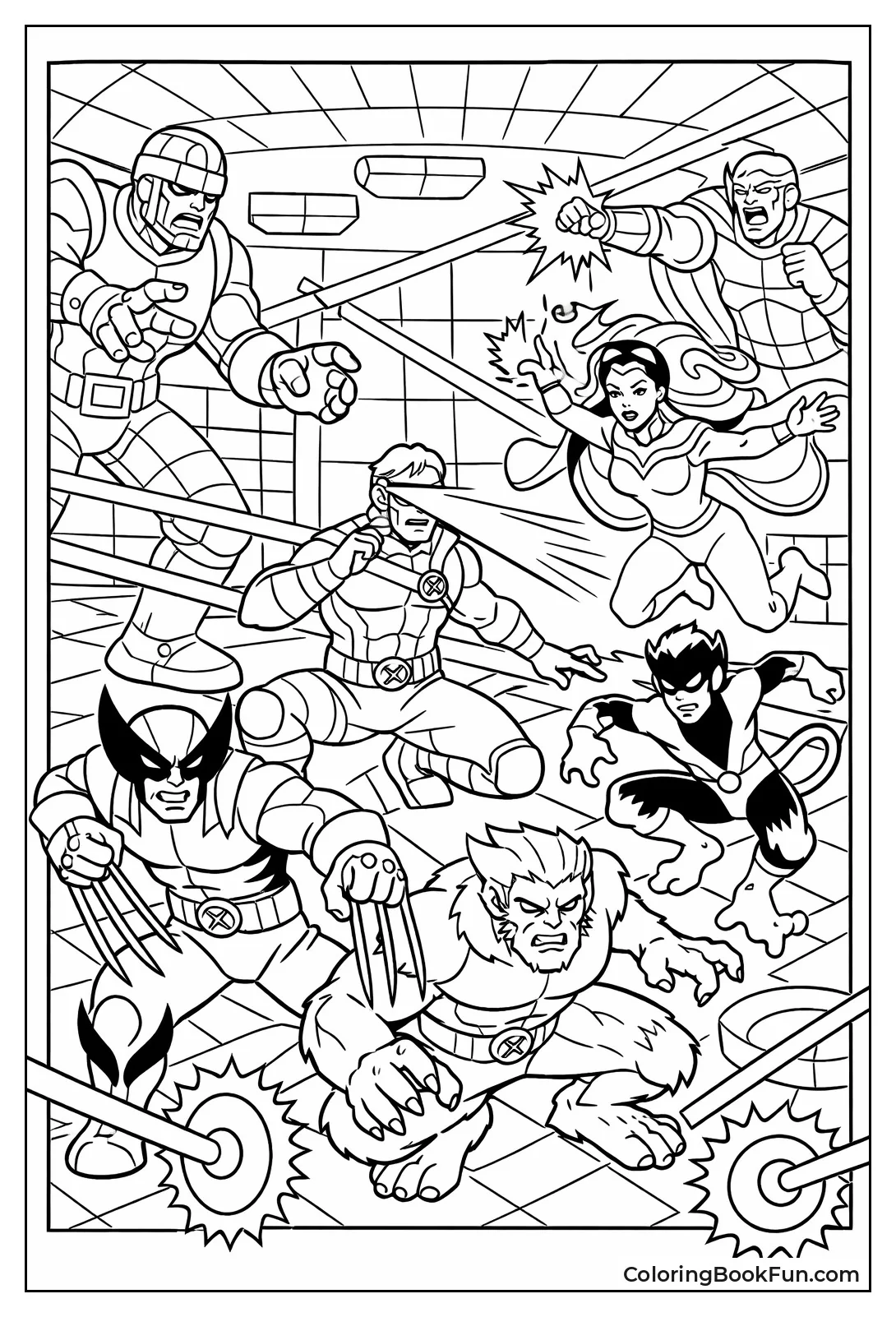 X-Men Dodge Danger Room