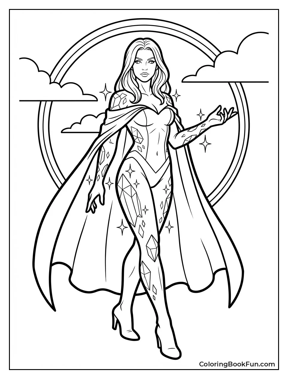 Emma Frost in Diamond Form