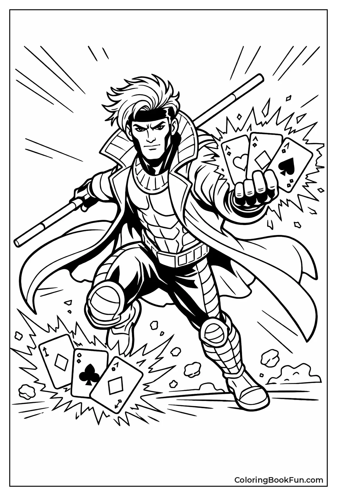 Gambit Charges Glowing Cards