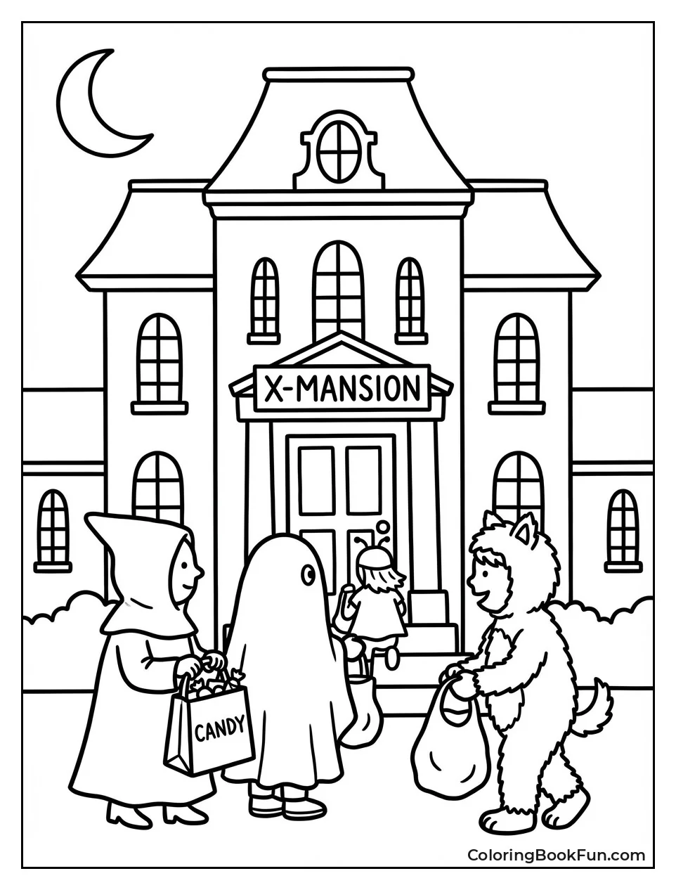 X-Men in Halloween Costumes