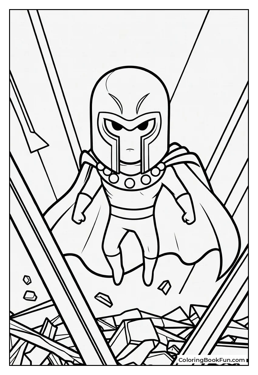 Magneto Lifts Flying Metal